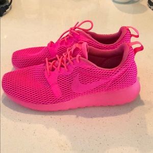 Pink Nike Roshe One Sneakers